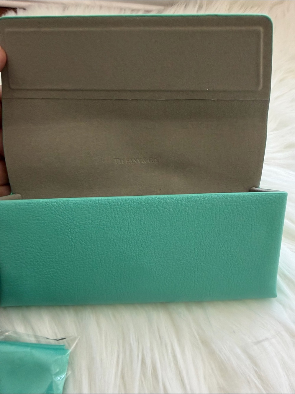 Tiffany & Co. Eyewear Case and Cloth - Tiffany Blue - Picture 2 of 2